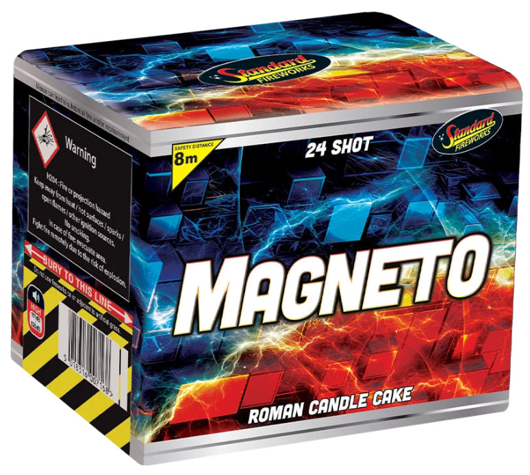 Magneto 24 Shots Roman Candle Cake
