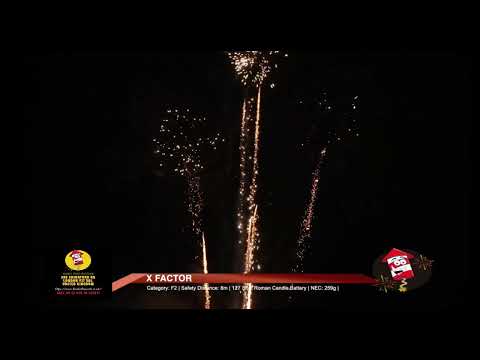 X Factor 127 shots Barrage Cake