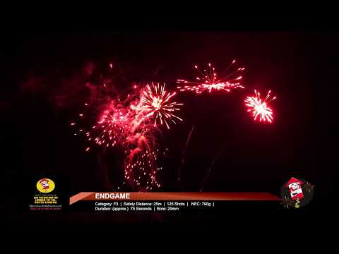 Endgame 125 shots Barrage Cake