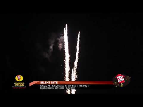 Silent Nite 50 shots Barrage Cake