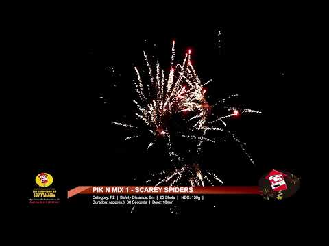 Pik N Mix 3 Pack 3 x 25 shots Barrage Cakes