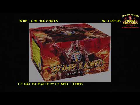 Warlord 100 Shot Barrage Cake
