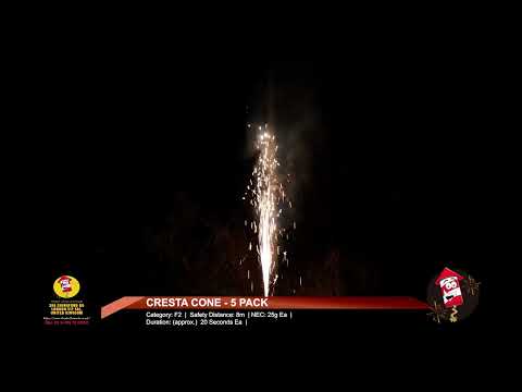 Cresta Cones (5 Pack) Fountains