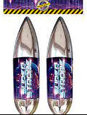 Silver Strobes pack of 2 Large Rockets