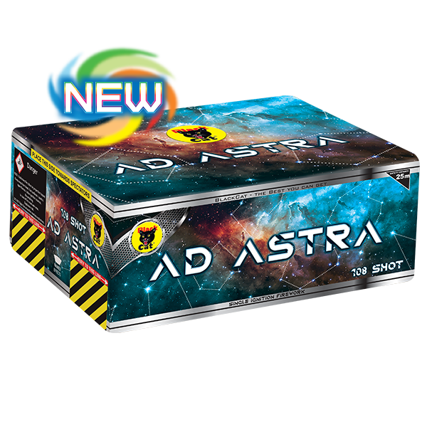 AD ASTRA 108 Shot Single Ignition Barrage Cake