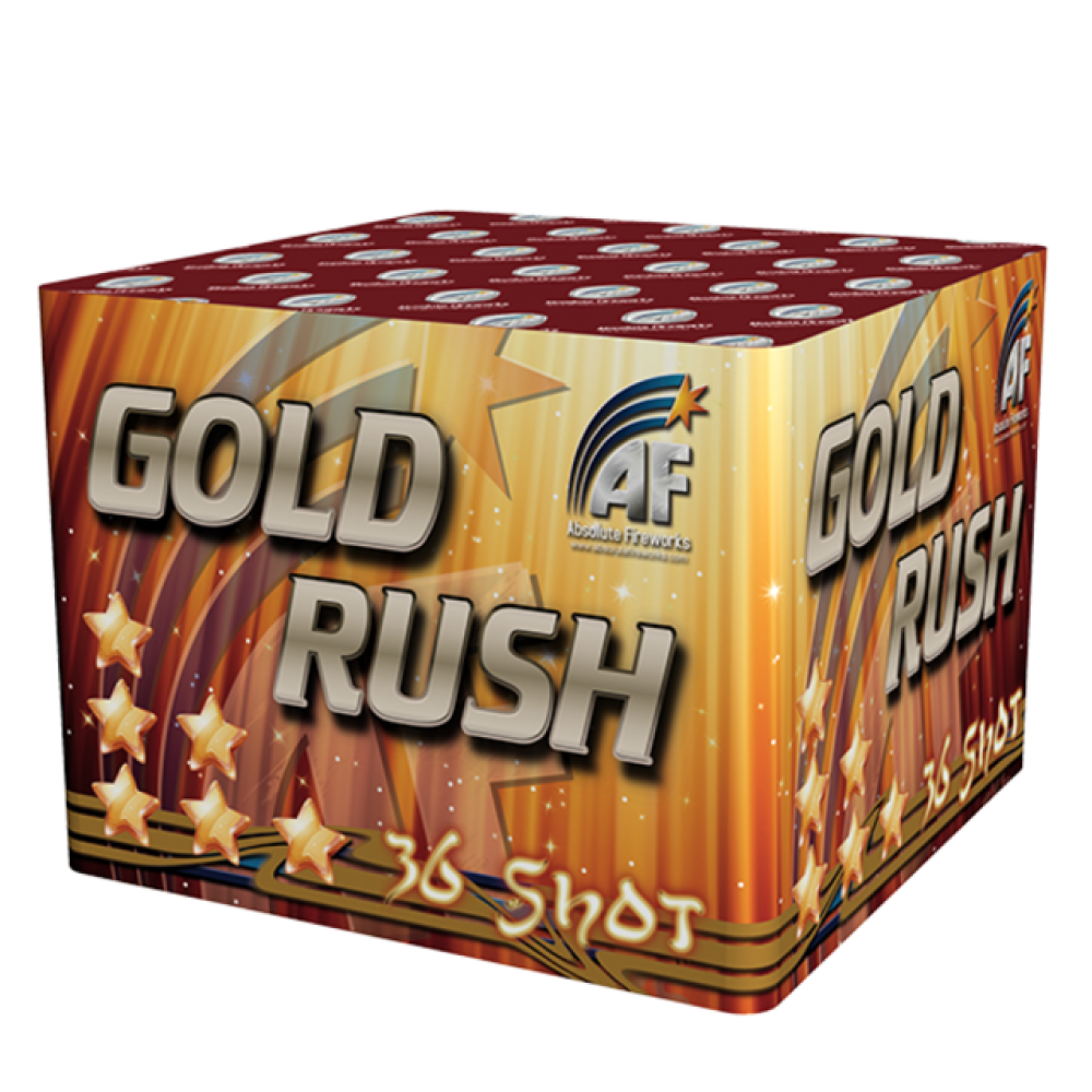 Gold Rush 36 shots Barrage Cake