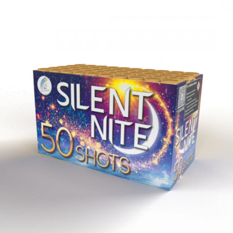 Silent Nite 50 shots Barrage Cake