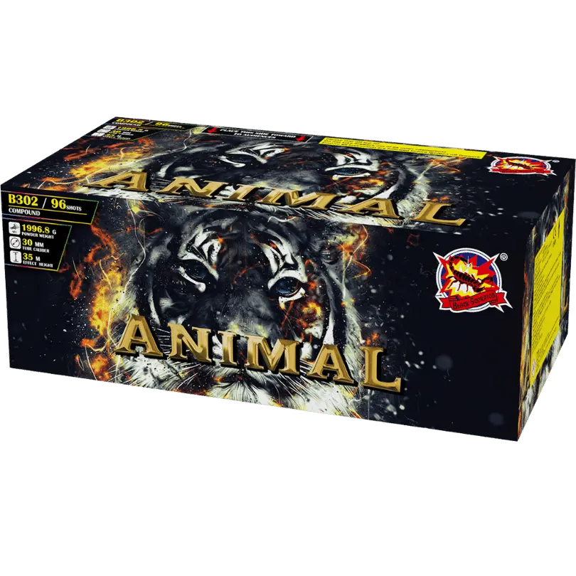 Animal 96 Shots Premium Barrage Cake