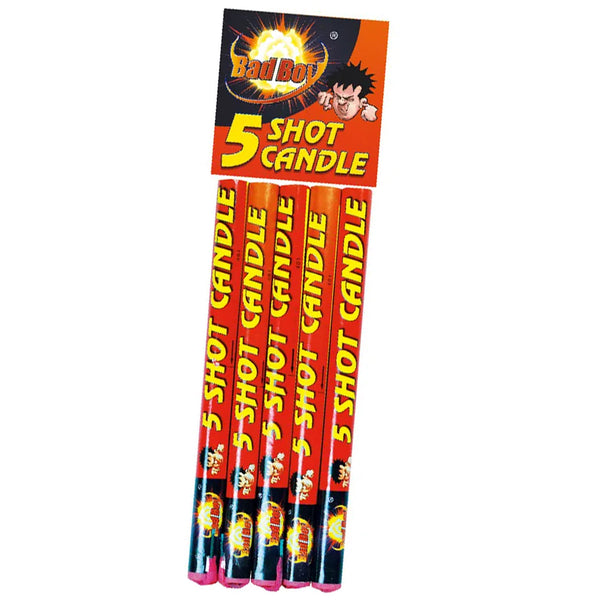 Bad Boy 5 Shot Roman Candles