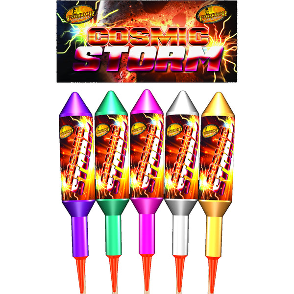 Cosmic Storm 5 Pack Rockets