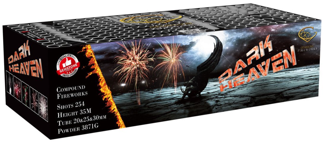 Dark Heaven 254 shots Barrage Cake