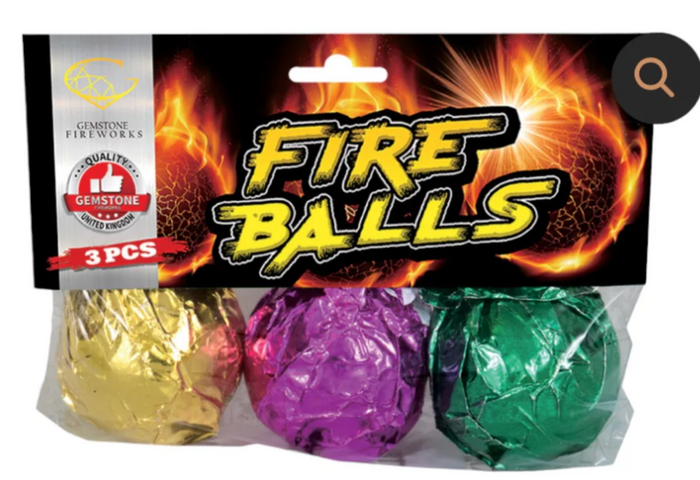 Fire Balls | Colourful Crackling Display | London Fireworks