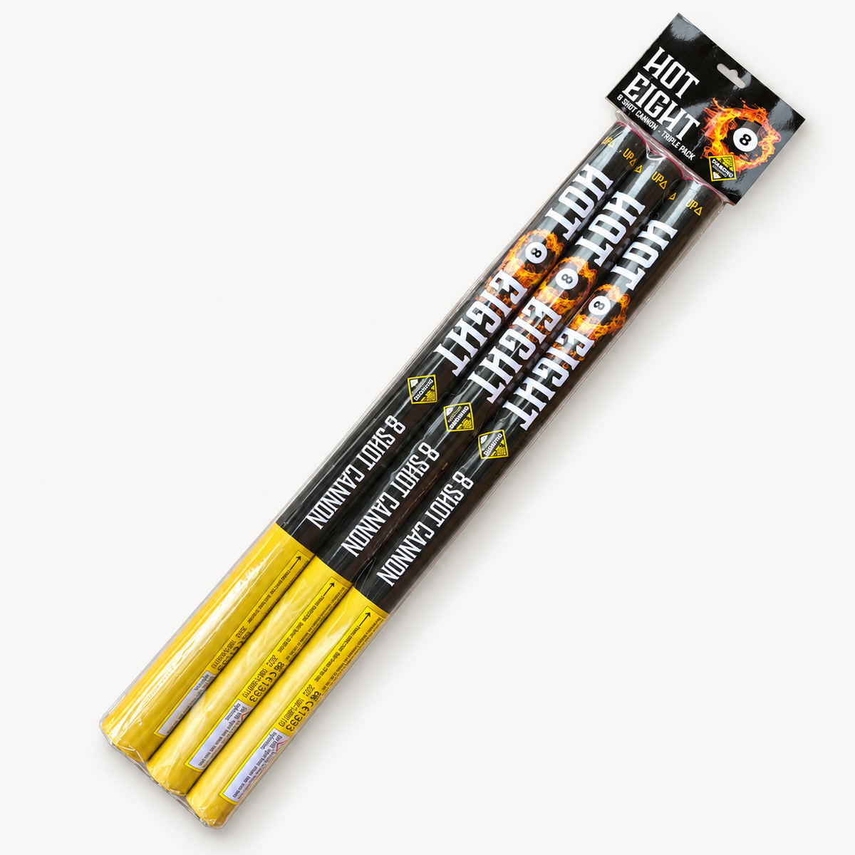 Hot Eight Roman Candles 3 Pack | London Fireworks