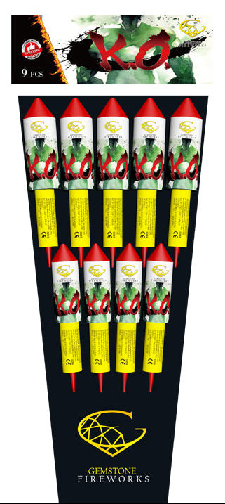 K.O Grand 9-Pack Rockets | London Fireworks