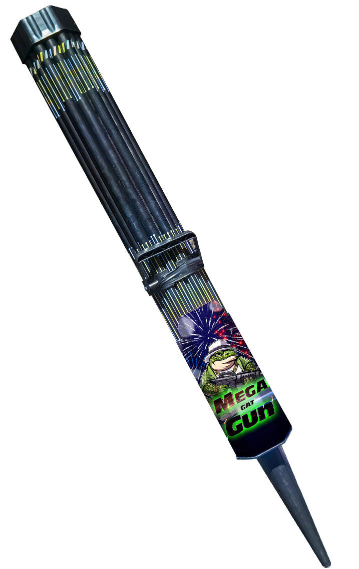 Mega Gat Gun 300 shots Roman Candles