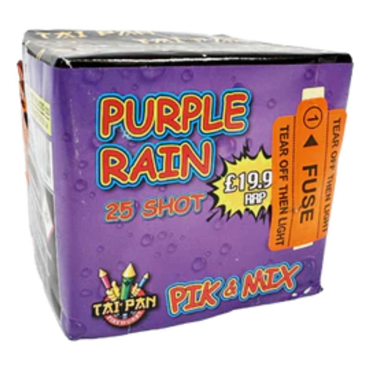 Pik N Mix Purple Rain Thrill 25 shots Barrage Cake