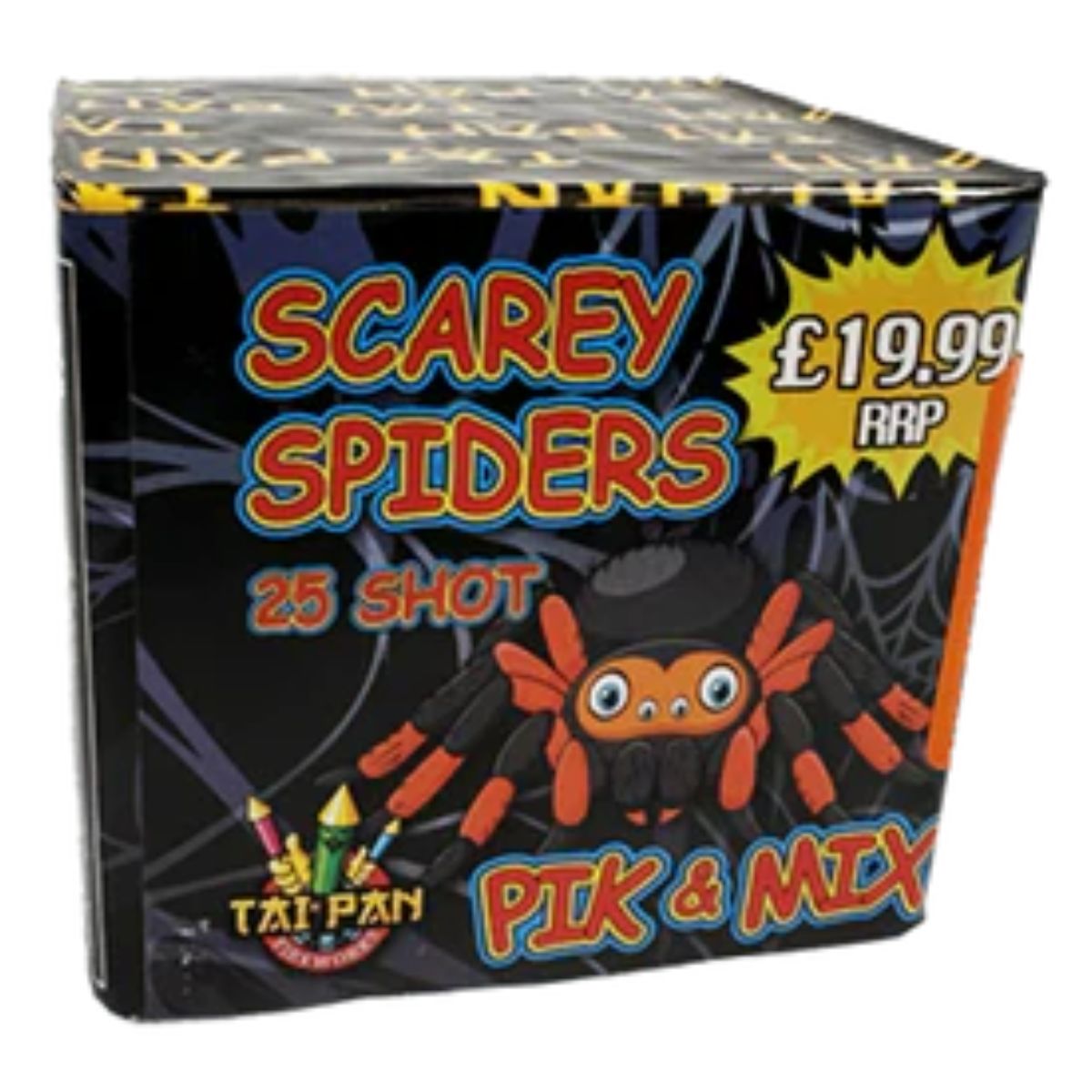 Pik N Mix Scary Spiders Thrill 25 shots Barrage Cake