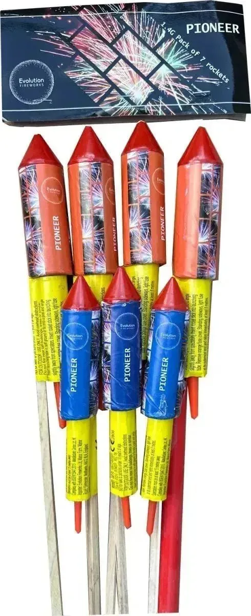 Pioneer 7 Pack Rockets | London Fireworks