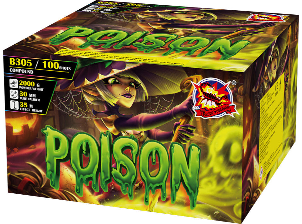 Poison 100 shots Barrage Cake