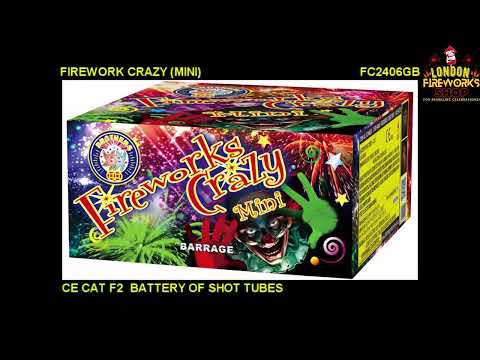 Fireworks Crazy Mini 100 Shot Barrage