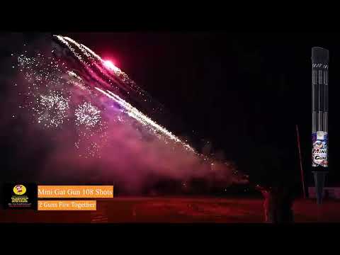 Mini Gat Gun 108 shots Roman Candles