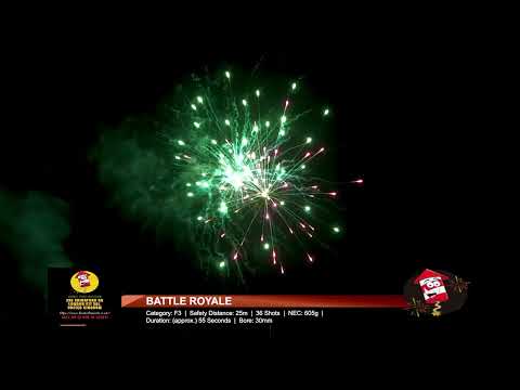 Battle Royale 36 shots Barrage Cake