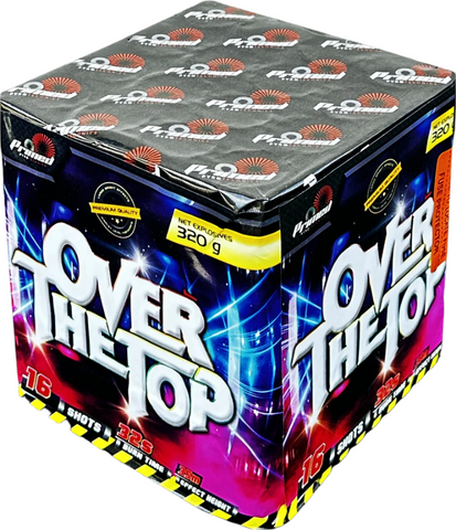 Over The Top 16 Shot Barrage Cake