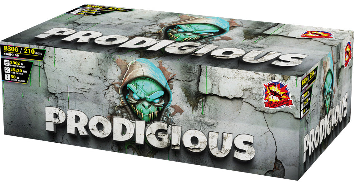 Prodigious 210 shots Barrage Cake