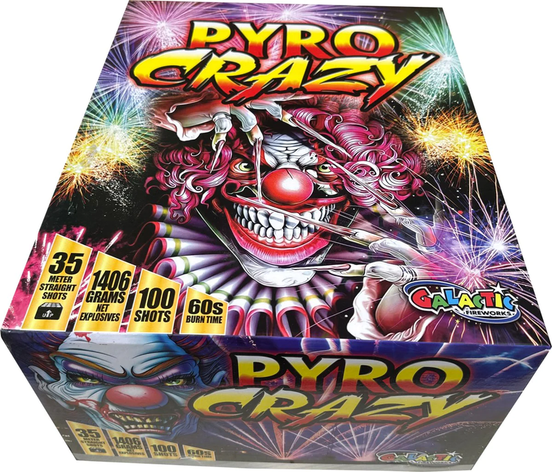 Pyro Crazy 100 Shot Barrage