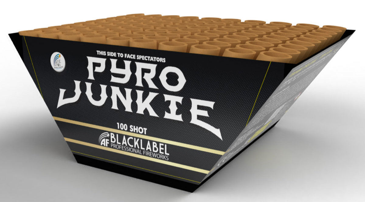 Pyro Junkie 100 shots Barrage Cake