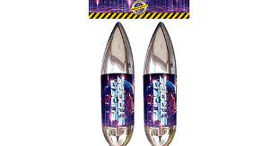 Silver Strobes pack of 2 Large Rockets