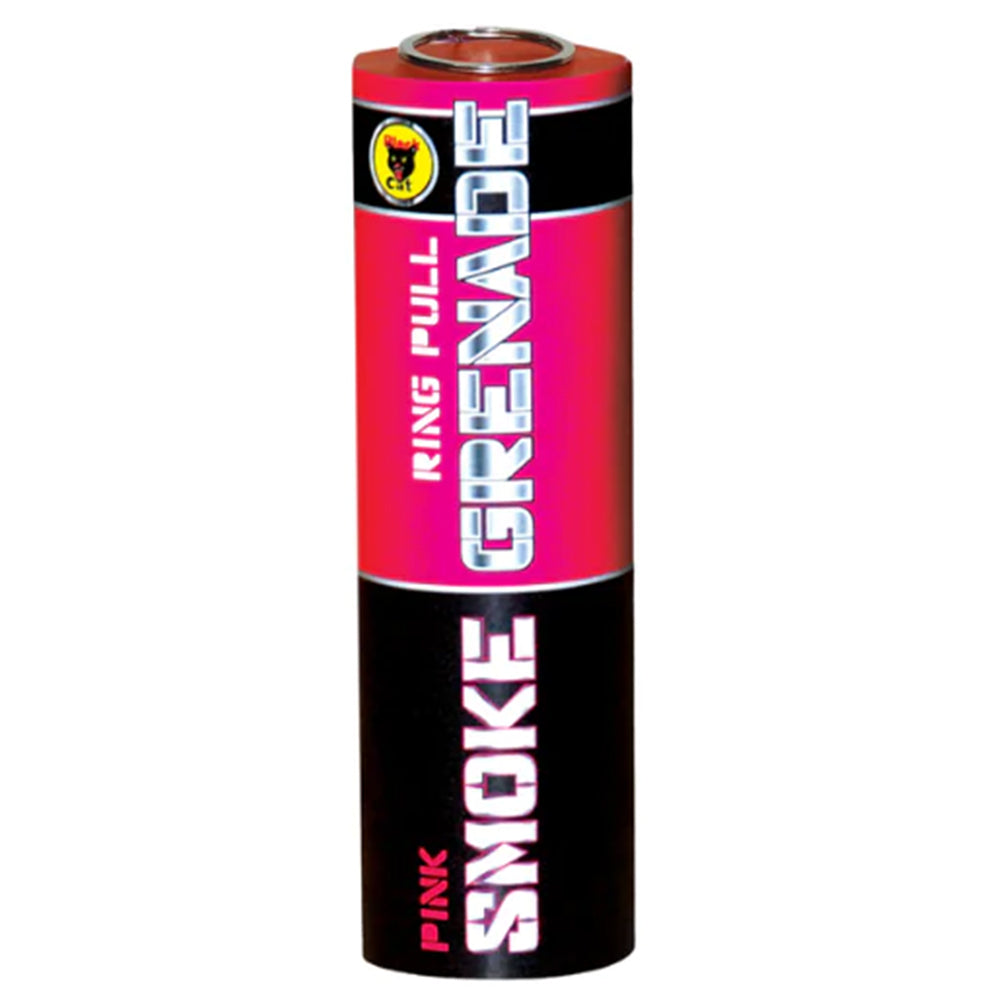 Ring Pull Smoke Grenade - Pink
