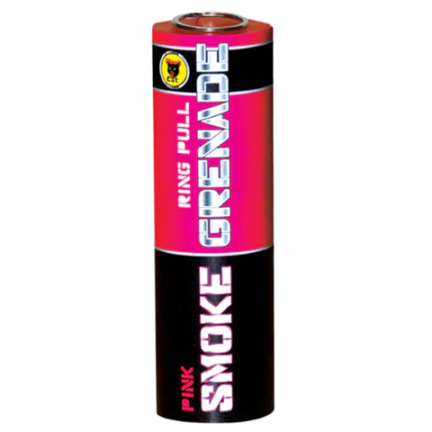 Ring Pull Smoke Grenade - Pink