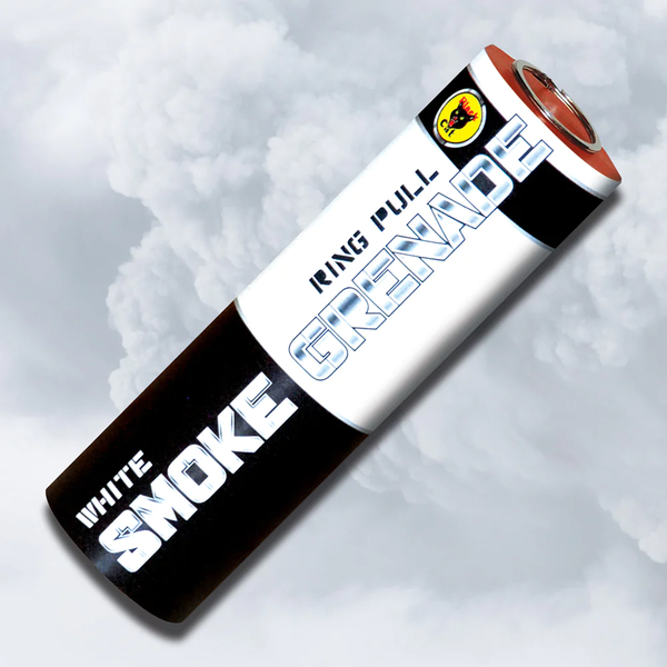 Ring Pull Smoke Grenade - White