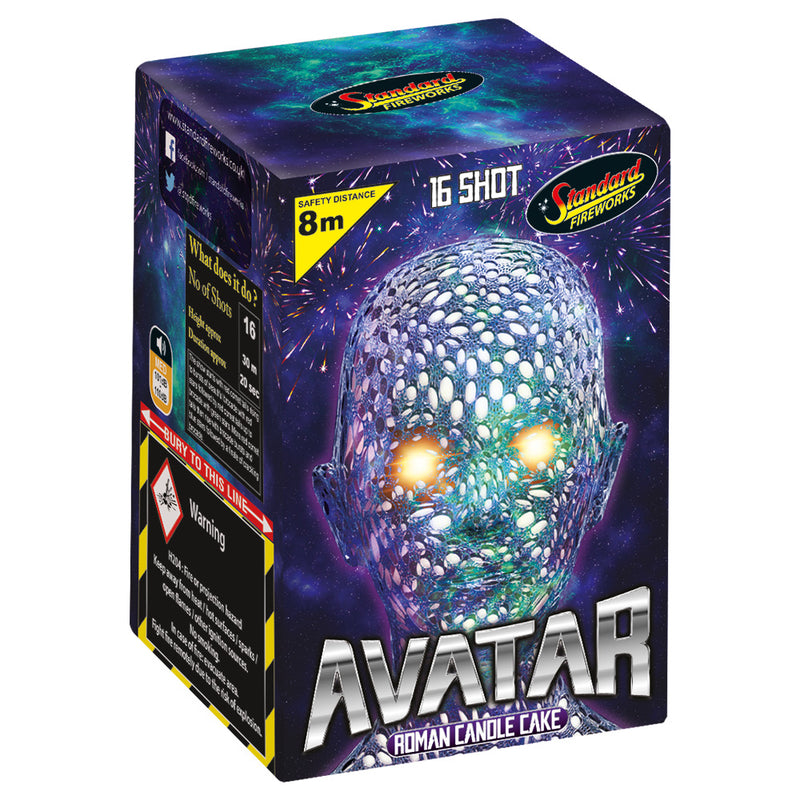 AVATAR Roman Candle Cake