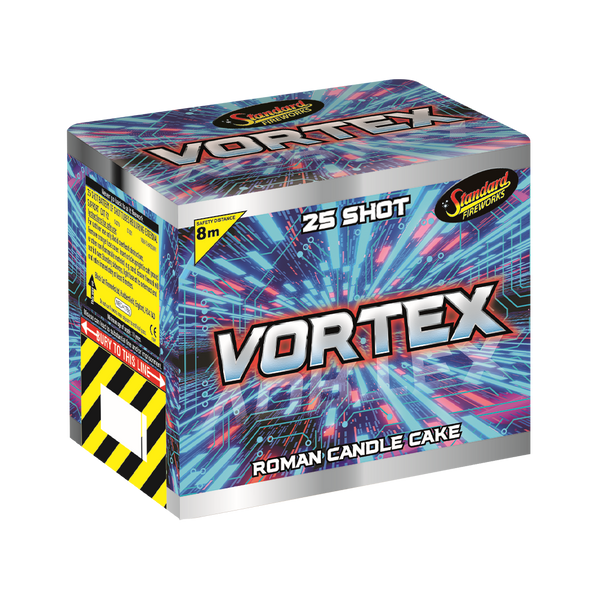 VORTEX 25 Shot Roman Candle Cake