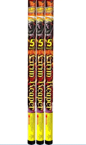 GRIM REAPER 5 shot Roman Candles (3-Pack)