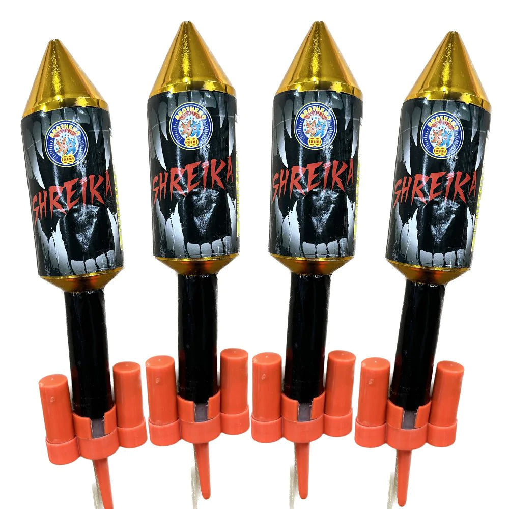 Shreika Screaming Rockets | Single or 4-Pack