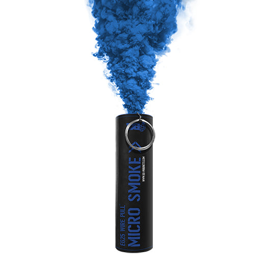 EG25 Wire Pull Micro Smoke Grenade - Blue