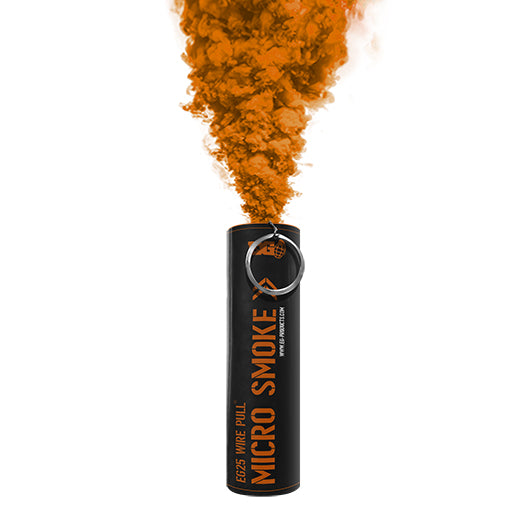 EG25 Wire Pull Micro Smoke Grenade - Orange