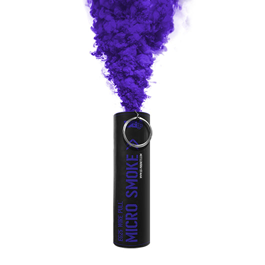 EG25 Wire Pull Micro Smoke Grenade - Purple