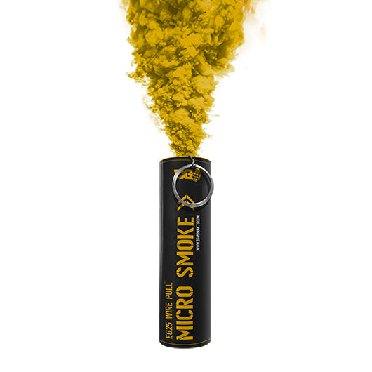 EG25 Wire Pull Micro Smoke Grenade - Yellow