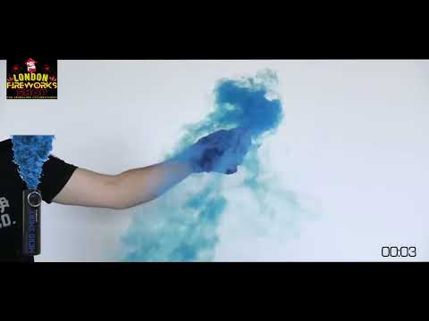 EG25 Wire Pull Micro Smoke Grenade - Blue