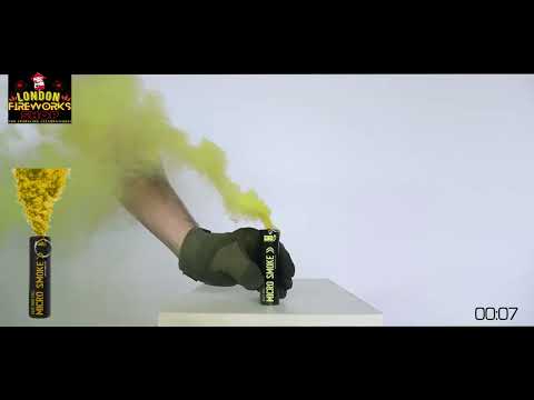EG25 Wire Pull Micro Smoke Grenade - Yellow