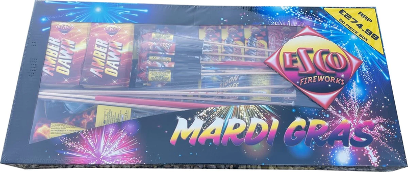Mardi Gras Selection Box - 50PCS