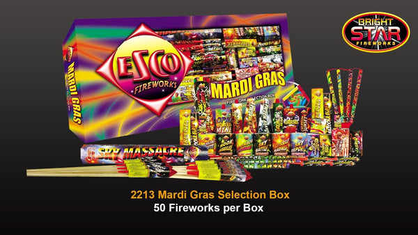 Mardi Gras Selection Box - 50PCS