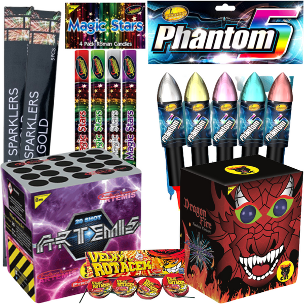 SPECIAL 2022 DEAL FIREWORKS BUNDLE #9 (7 Items)