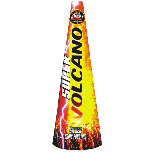 SUPER VOLCANO 13″ Conic Fountain