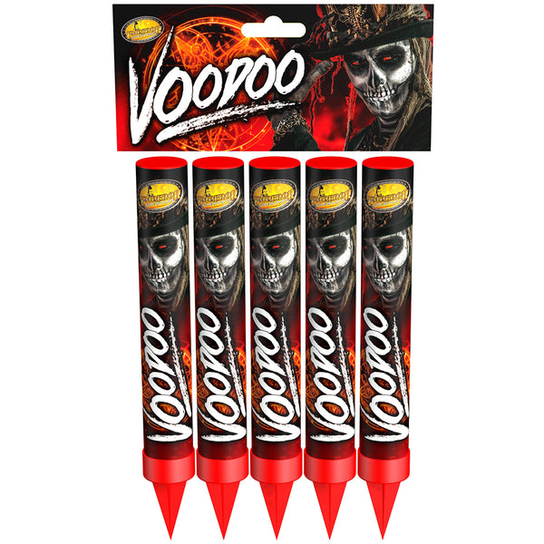 VOODOO Shot Tubes (5 PACK) Roman Candles